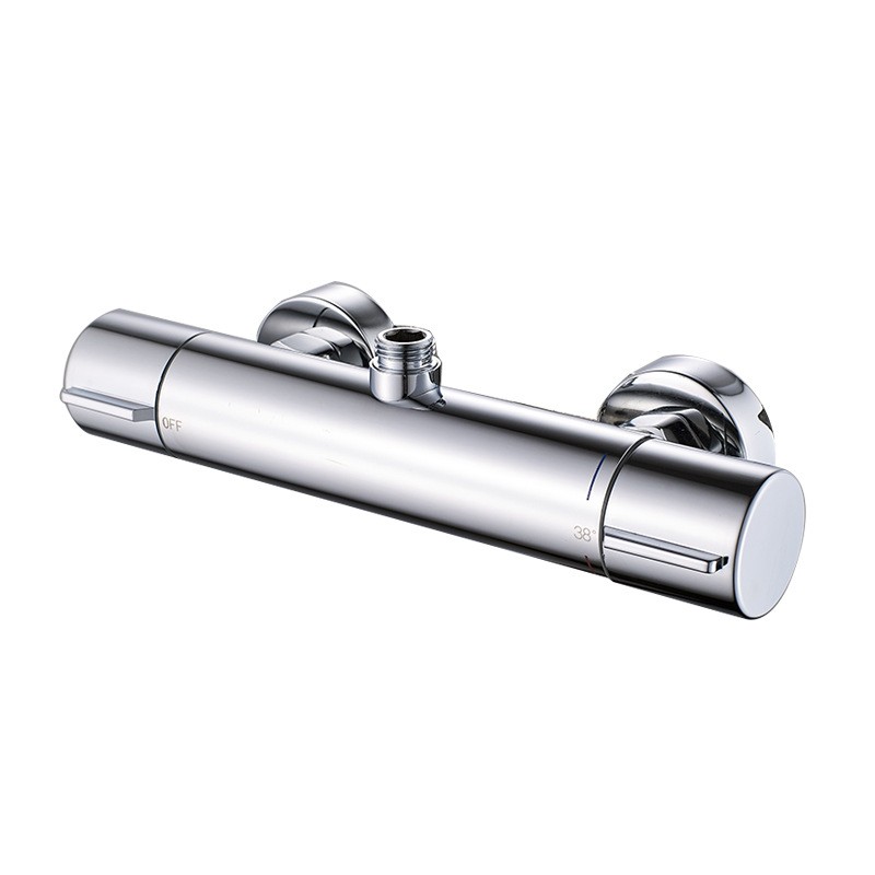 OJ-J1595C Dupla Alça Exposta Válvula de Controle de Termostato Banheiro Banho Chuveiro Termostato Torneira