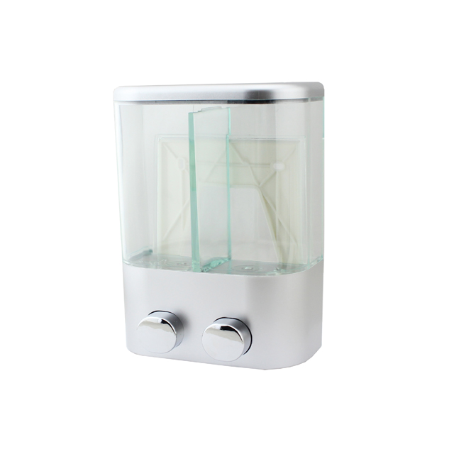 OJ-YL19Y-D banheiro 600ml abs fosco manual dispensadores de sabão líquido janela visual sanitário fixado na parede dispensador de sabão líquido