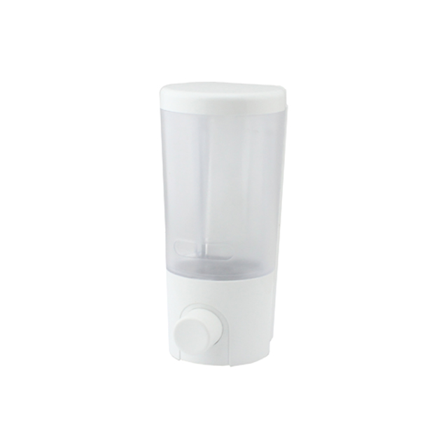 OJ-YL25W banheiro 300ml abs branco manual dispensadores de sabão líquido janela visual sanitário fixado na parede dispensador de sabão líquido